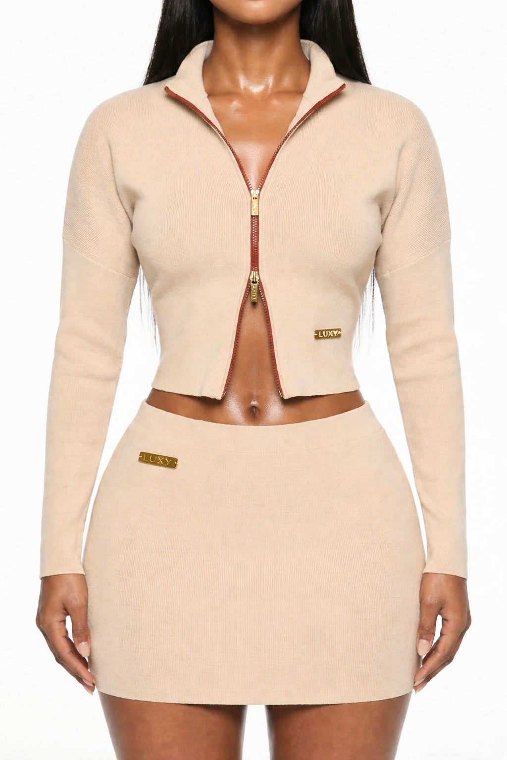 Ricca Kn’t Skirt Set