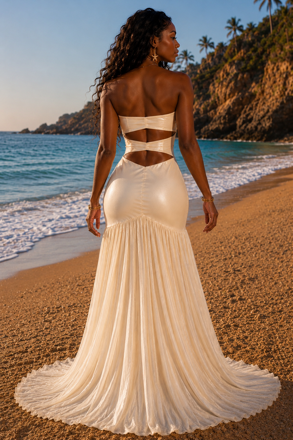 Goddess Ivory Dress