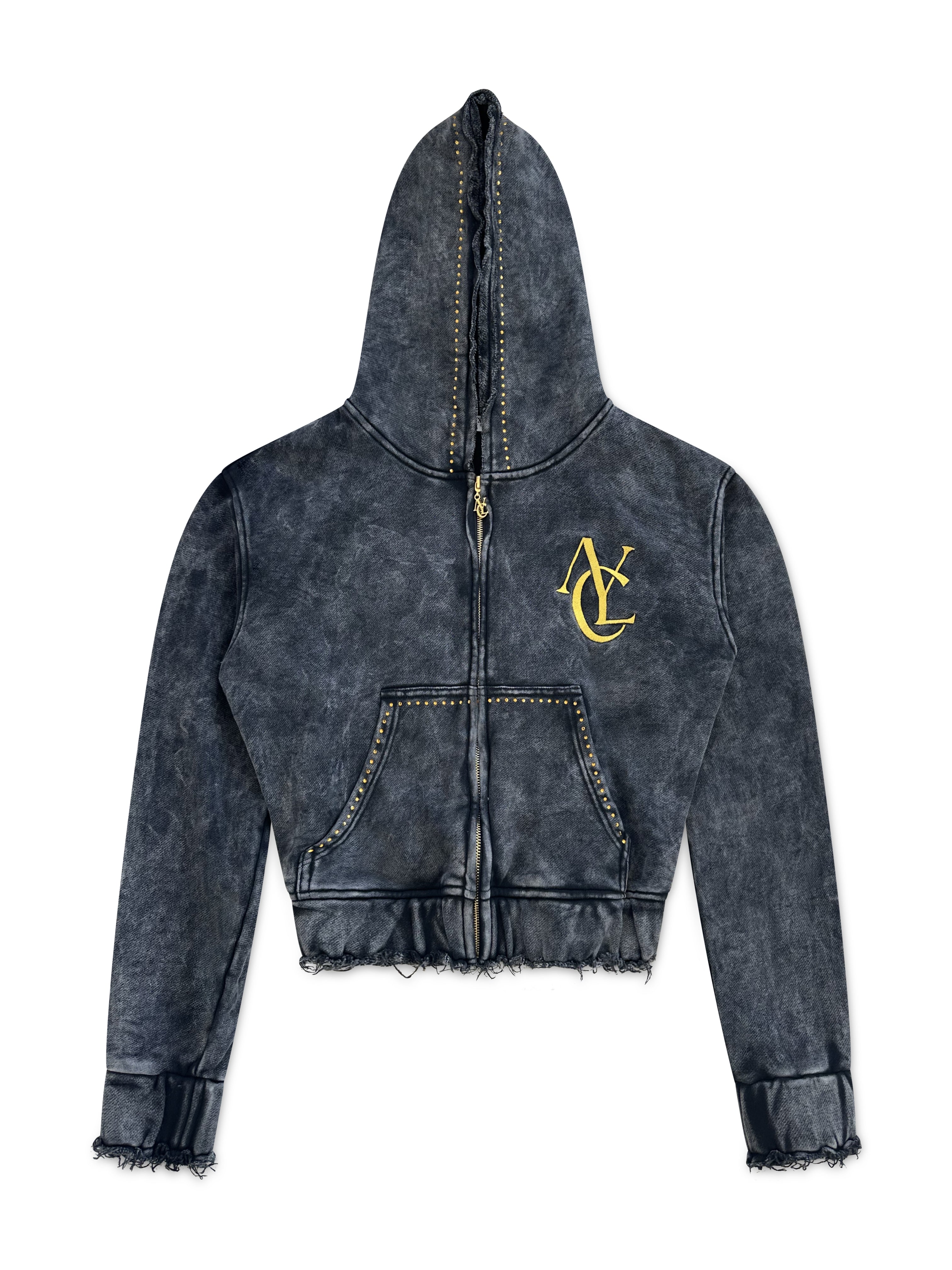 Bronx logo Zip Hoodie